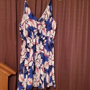 Knee Length Spaghetti Straped Dress